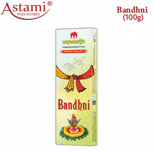 mayasmatic bandhni agarbatti 100g astami puja store smj venture pvt ltd kolkata