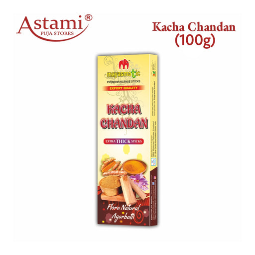 mayasmatic kacha chandan agarbatti 100g astami puja store smj venture pvt ltd kolkata