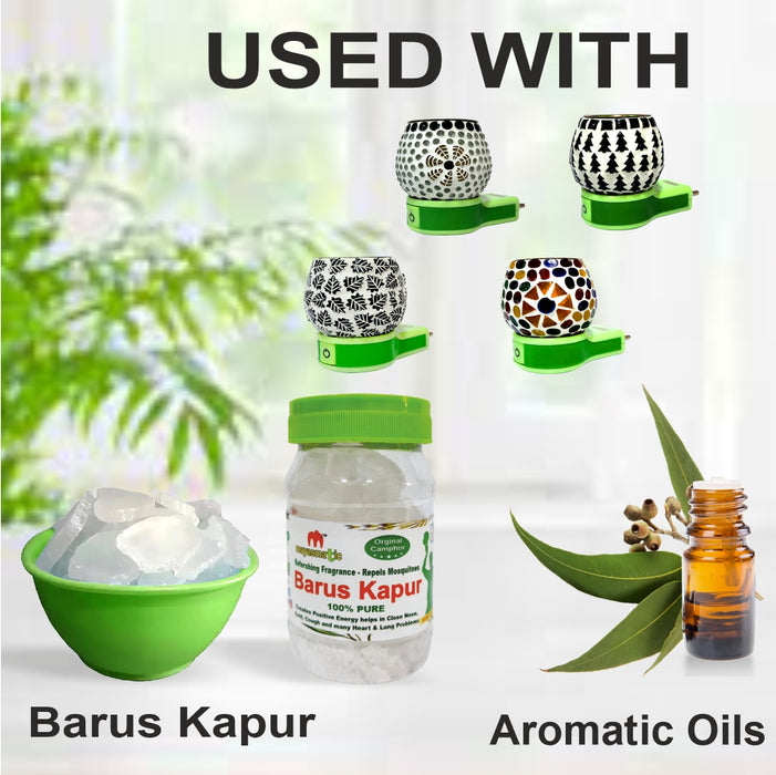 Vedic Green Base Nightlamp aroma Diffuser Astami Puja Store SMJ Venture Pvt Ltd Kolkata_2