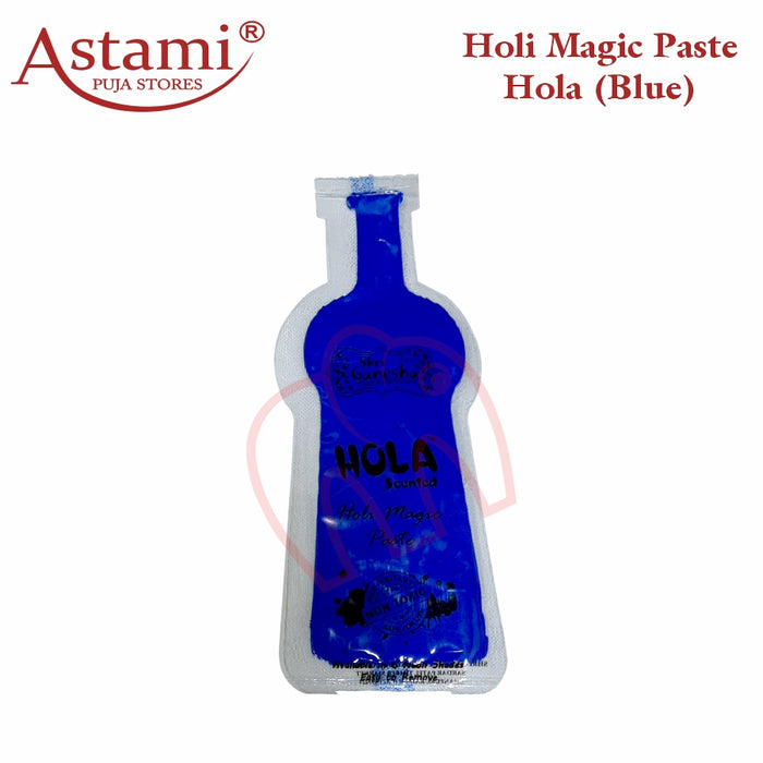 Shri Ganesha Holi Celebration -  6 Colours Non-Toxic Hola Scented Holi Magic Paste Liquid Colours