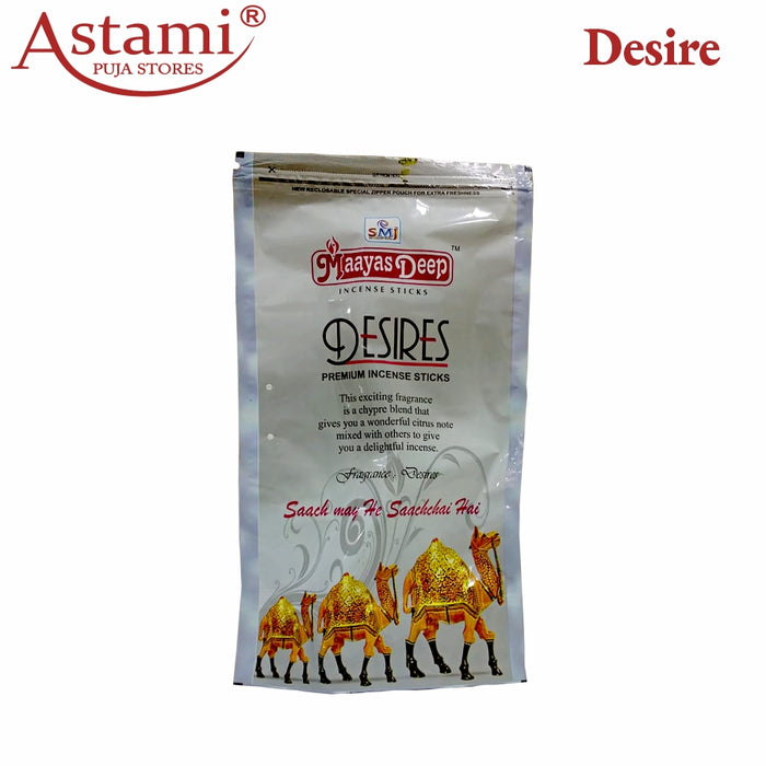 Maayasdeep Desire Agarbatti  Zipper Pouch Astami Puja Store SMJ Venture Pvt Ltd Kolkata