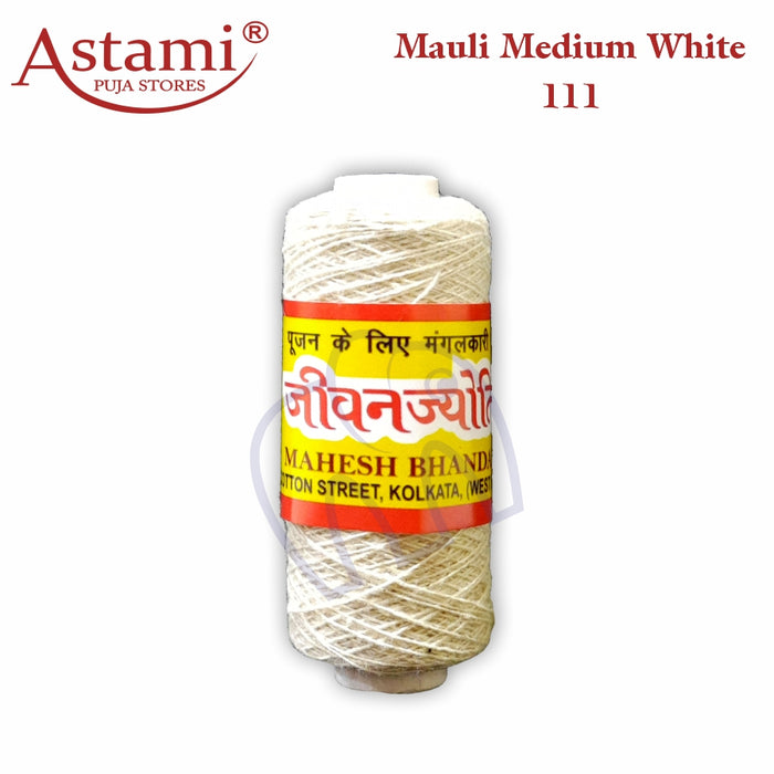 Mauli Med White YL 111 Astami Puja Store SMJ Venture Pvt Ltd Kolkata