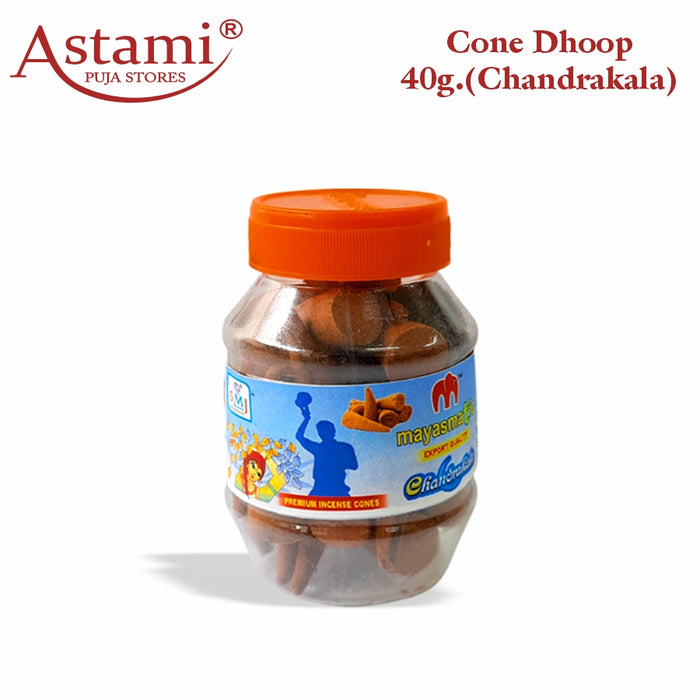 Mayasmatic Chandrakala 40g Dhoop Cones Astami Puja Store SMJ Venture kolkata