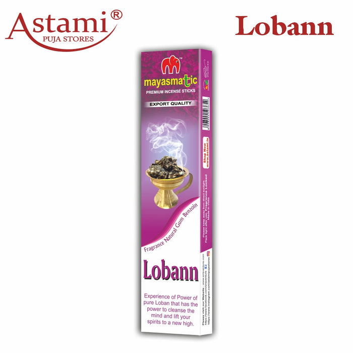 Mayasmatic Lobann Incense Sticks Economy Pack of 5 Box Astami Puja Store SMJ Venture Pvt Ltd Kolkata