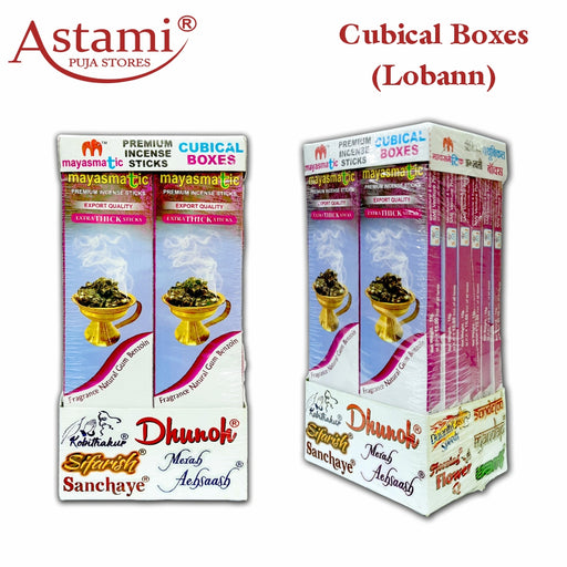 Mayasmatic Lobann Incense Sticks Regular Box Astami Puja Store SMJ Venture Pvt Ltd Kolkata