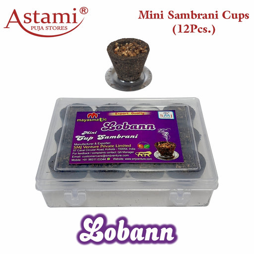 Mayasmatic Mini Sambrani Cup Lobann Astami Puja Store SMJ Venture Pvt Ltd Kolkata