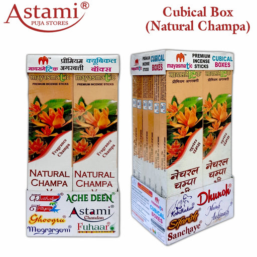 Mayasmatic Natural Champa Agarbatti Regular Box Astami Puja Store SMJ Venture Pvt Ltd Kolkata