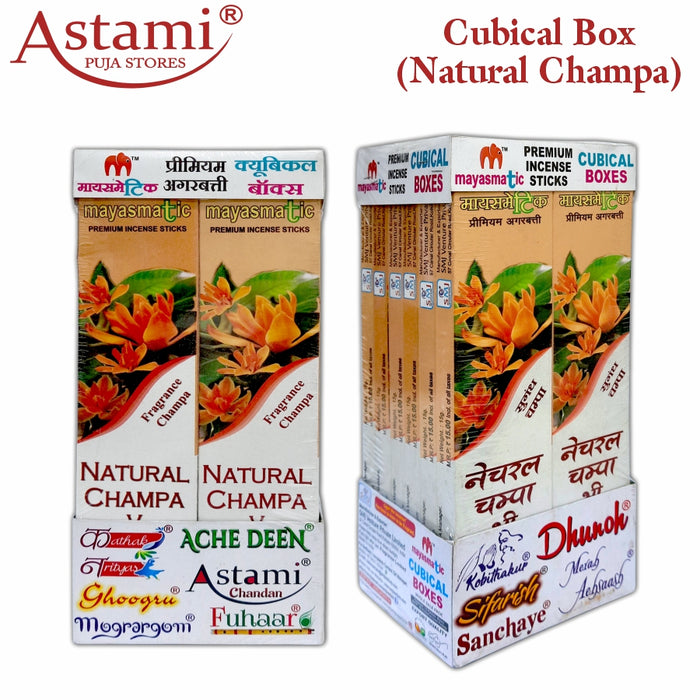 Mayasmatic Natural Champa Agarbatti Regular Box Astami Puja Store SMJ Venture Pvt Ltd Kolkata