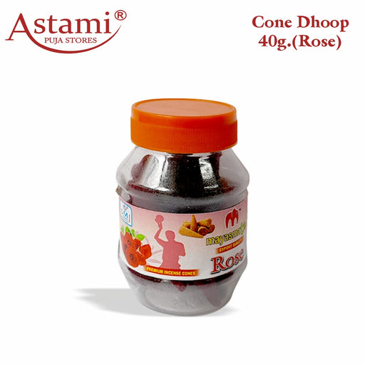 Mayasmatic Rose 40g Dhoop Cones Astami Puja Store SMJ Venture kolkata