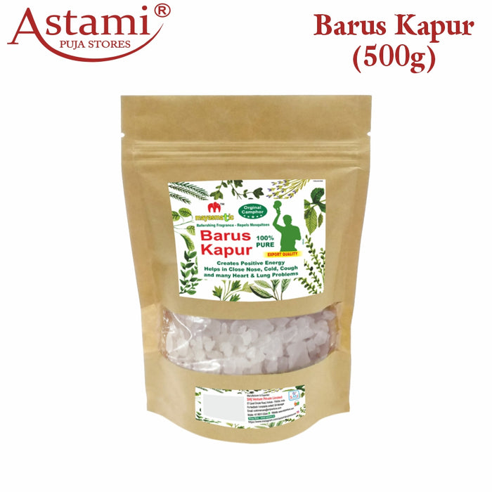 Mayasmatic barus Camphor 500g Zipper Pack Astami Puja Store SMJ Venture Pvt Ltd Kolkata