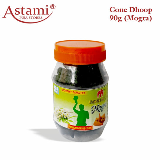 Mayasmatic Mogra Premium Dhoop Cones 90g Jar Astami Pooja Store SMJ Venture Kolkata