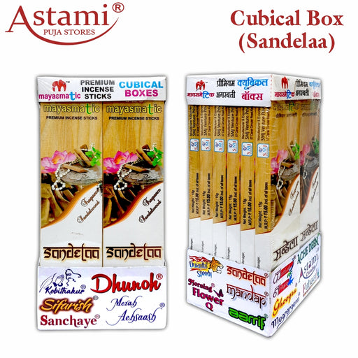 Mayasmatic Sandelaa Agarbatti Regular Box Astami Puja Store SMJ Venture Pvt Ltd Kolkata