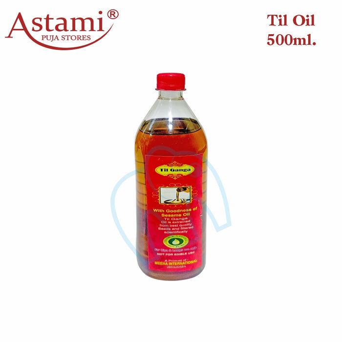 Til Ganga -Til Oil 500ml-Astami Puja Store-SMJ Venture Pvt Ltd-Kolkata