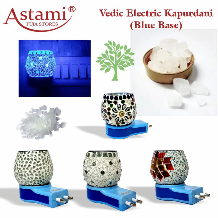 Vedic Blue Base Nightlamp aroma Diffuser Astami Puja Store SMJ Venture Pvt Ltd Kolkata