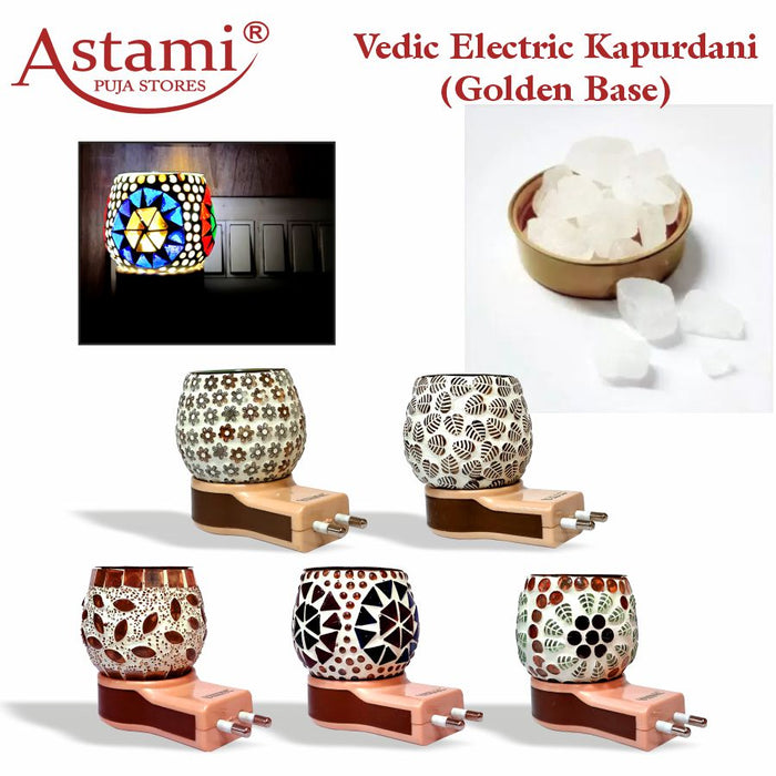 Vedic Golden Base Nightlamp aroma Diffuser Astami Puja Store SMJ Venture Pvt Ltd KolkaTA