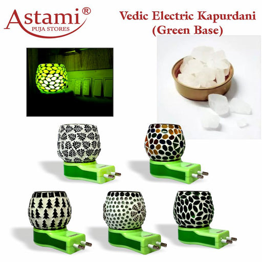 Vedic Green Base Nightlamp aroma Diffuser Astami Puja Store SMJ Venture Pvt Ltd Kolkata